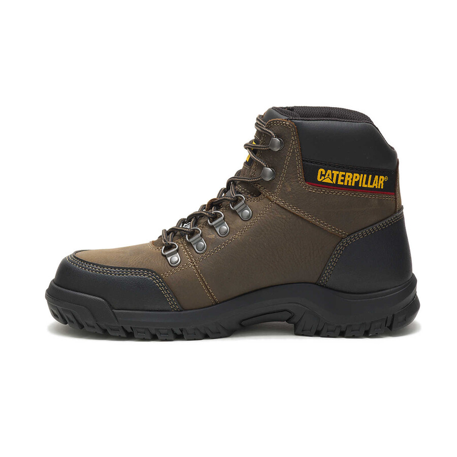 bota de trabalho masculina outline com biqueira de aço