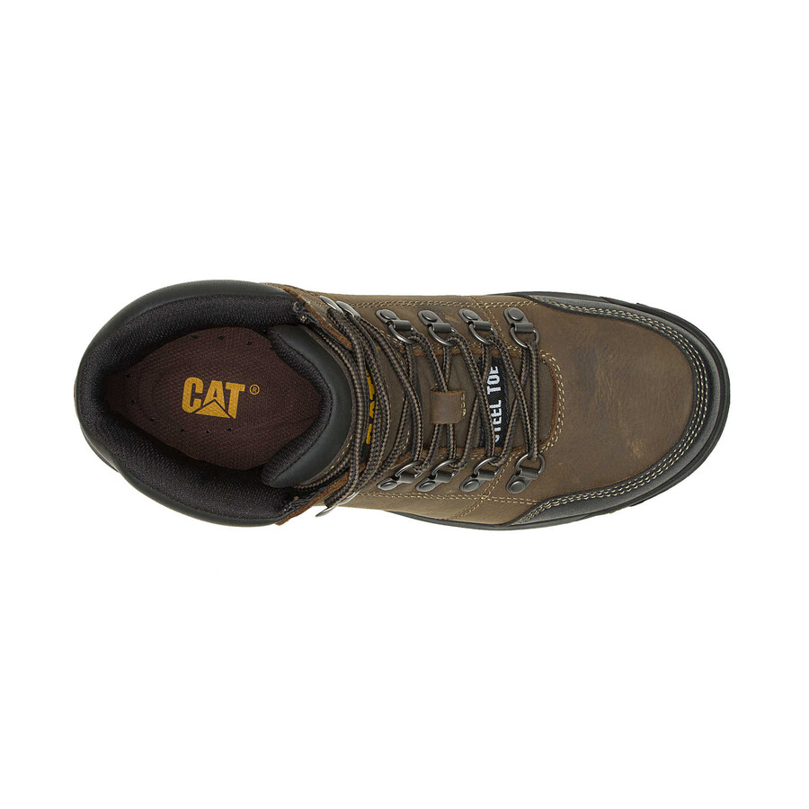 bota de trabalho masculina outline com biqueira de aço