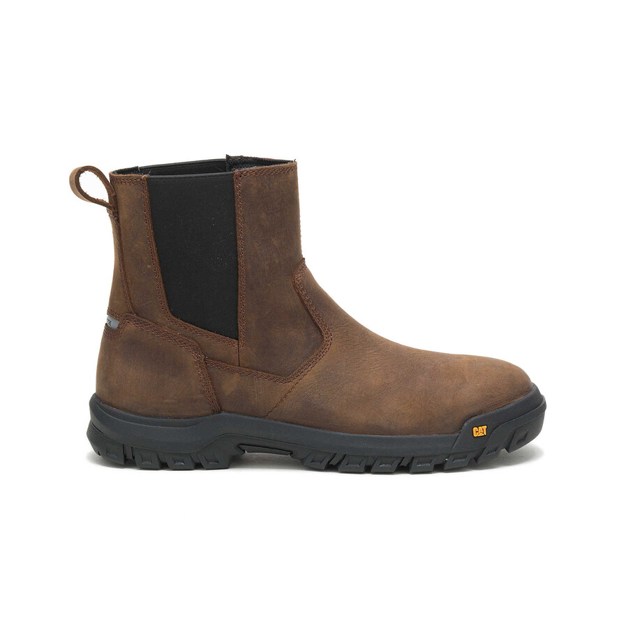 bota de trabalho masculina wheelbase com biqueira de aço