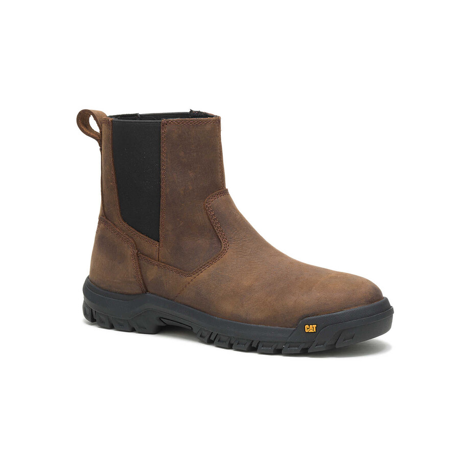 bota de trabalho masculina wheelbase com biqueira de aço