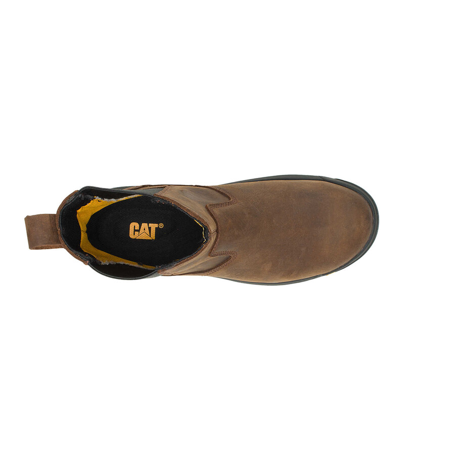 bota de trabalho masculina wheelbase com biqueira de aço