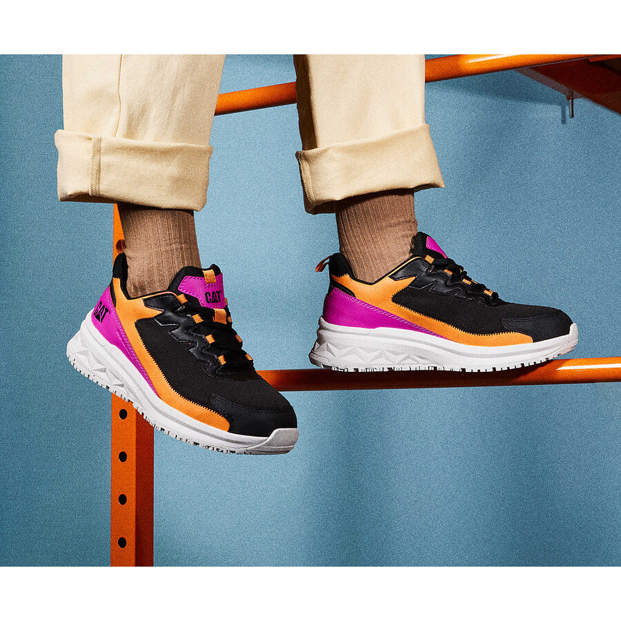 sapato de trabalho feminino streamline runner com biqueira de fibra de carbono