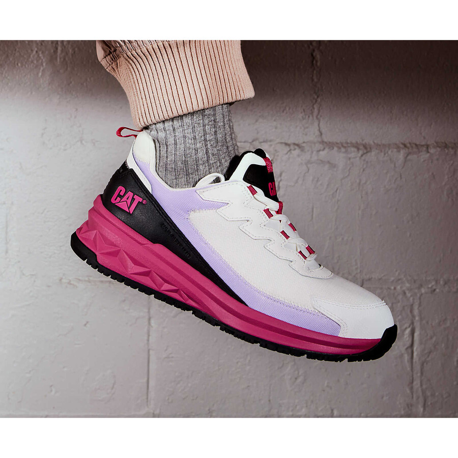 sapato de trabalho feminino streamline runner com biqueira de fibra de carbono