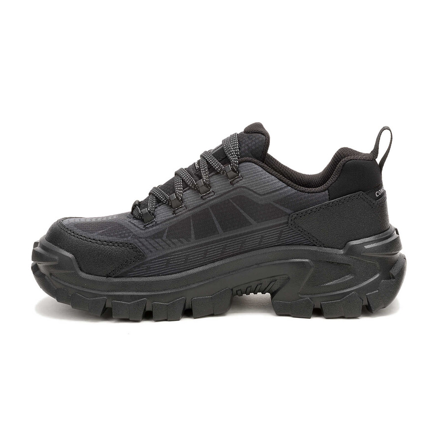 sapato de trabalho feminino invader sport lo mesh com biqueira de composite