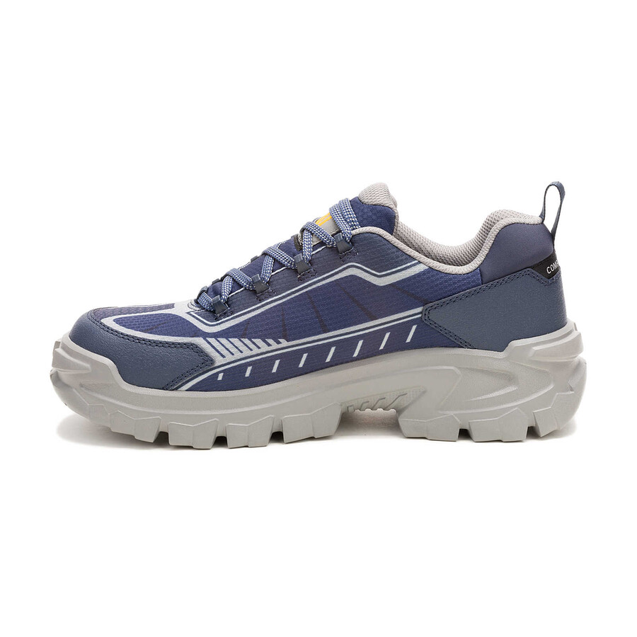 sapato de trabalho feminino invader sport lo mesh com biqueira de composite